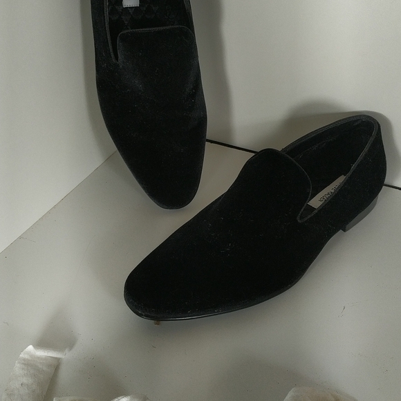 Black velour mens shoes sz11 @43 - Picture 5 of 7